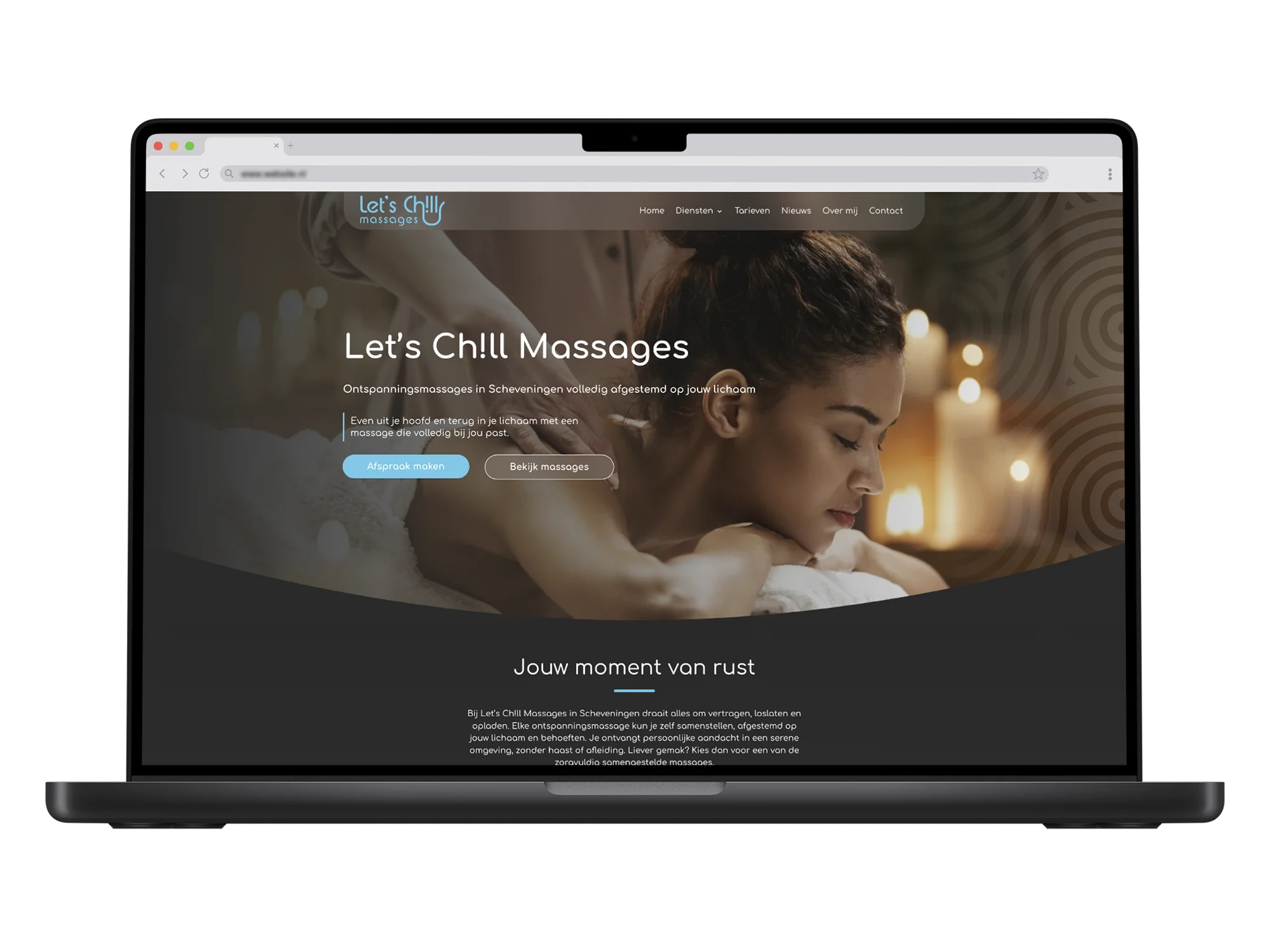 Let’s Ch!ill Massages – mockup