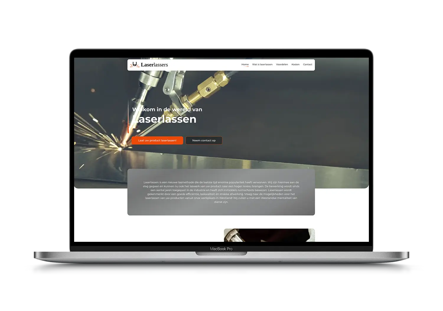 Laserlassers – mockup