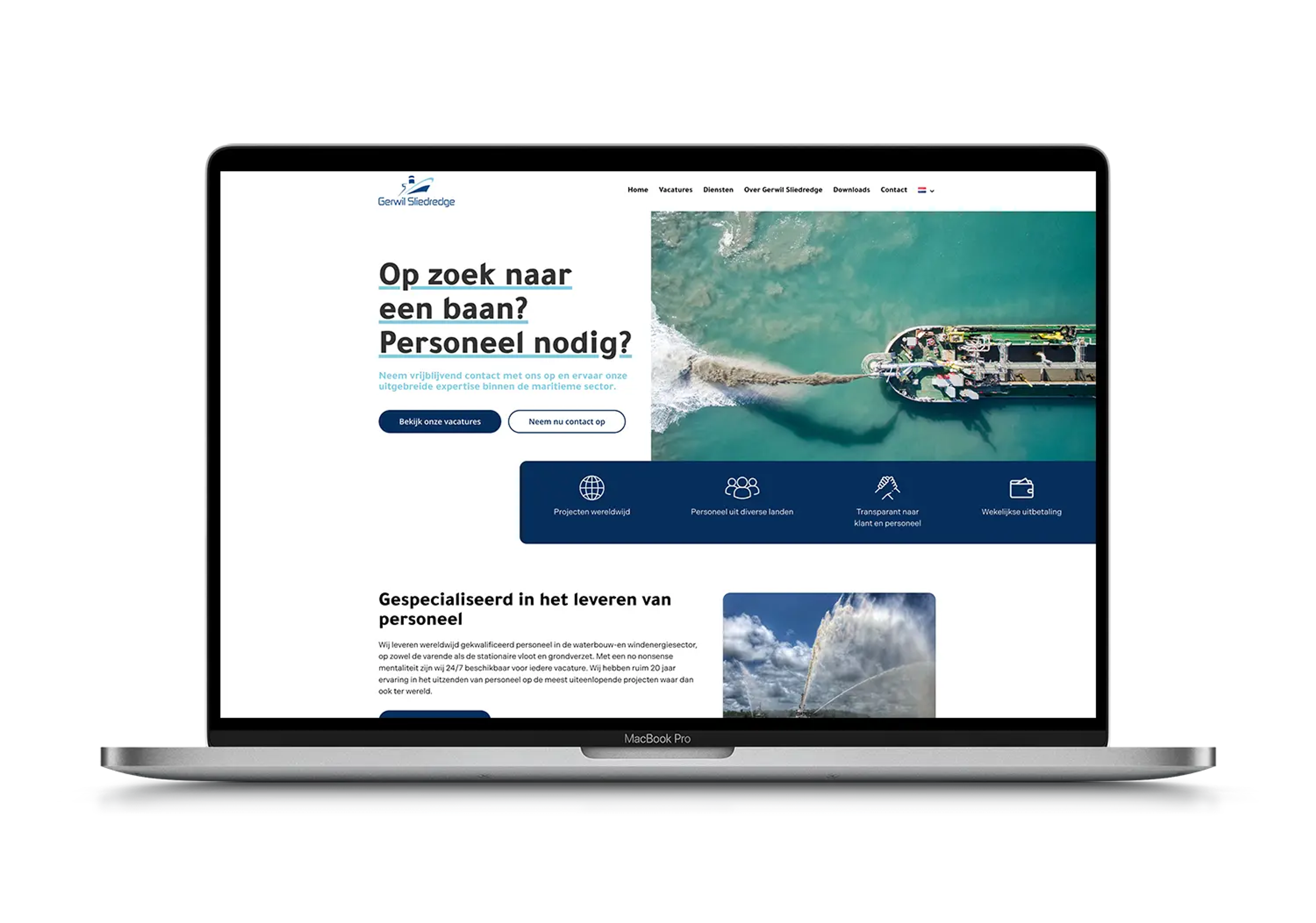 Gerwil Sliedredge – mockup