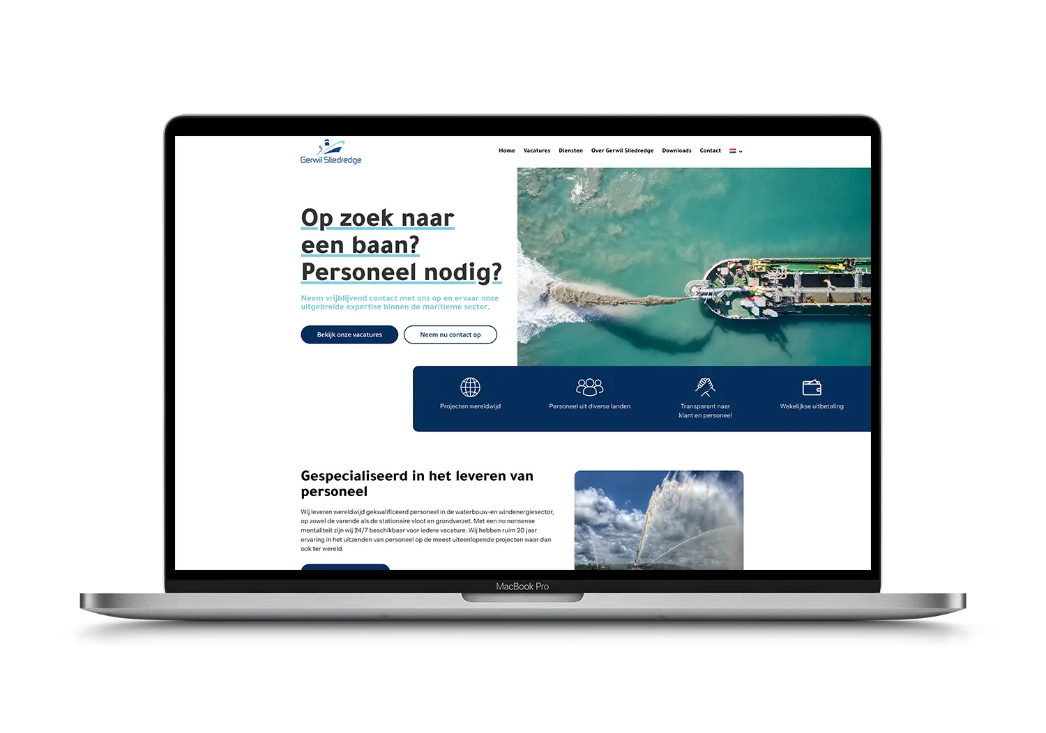 Gerwil Sliedredge – mockup