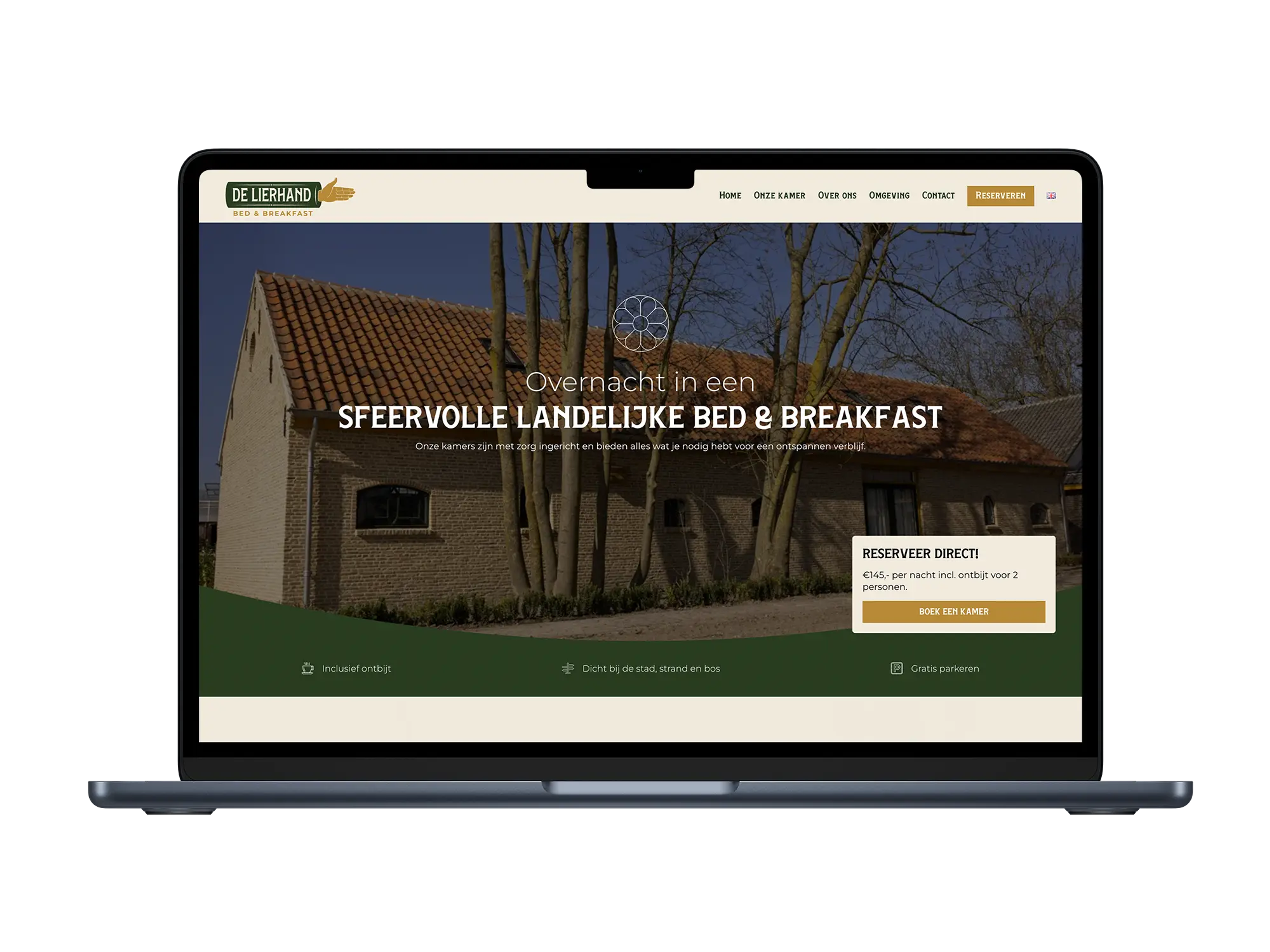 De lierhand – mockup