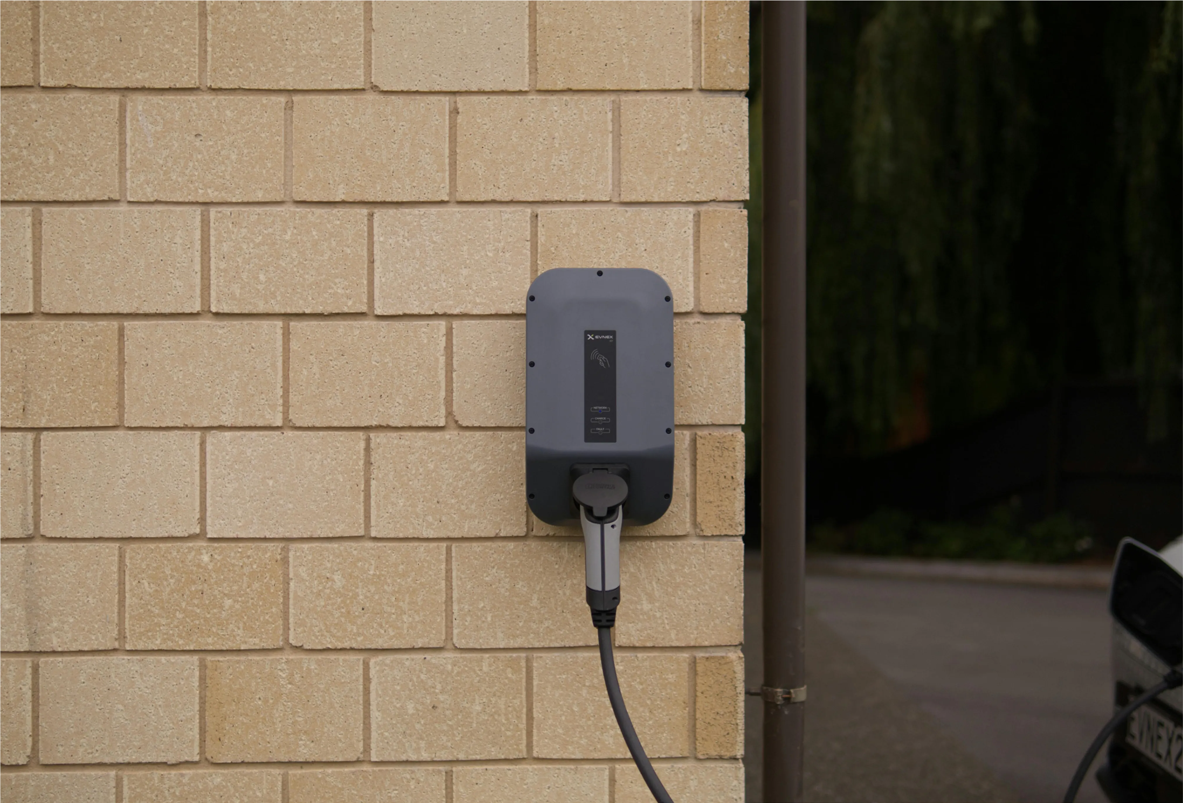 EV Charge Station on home wall