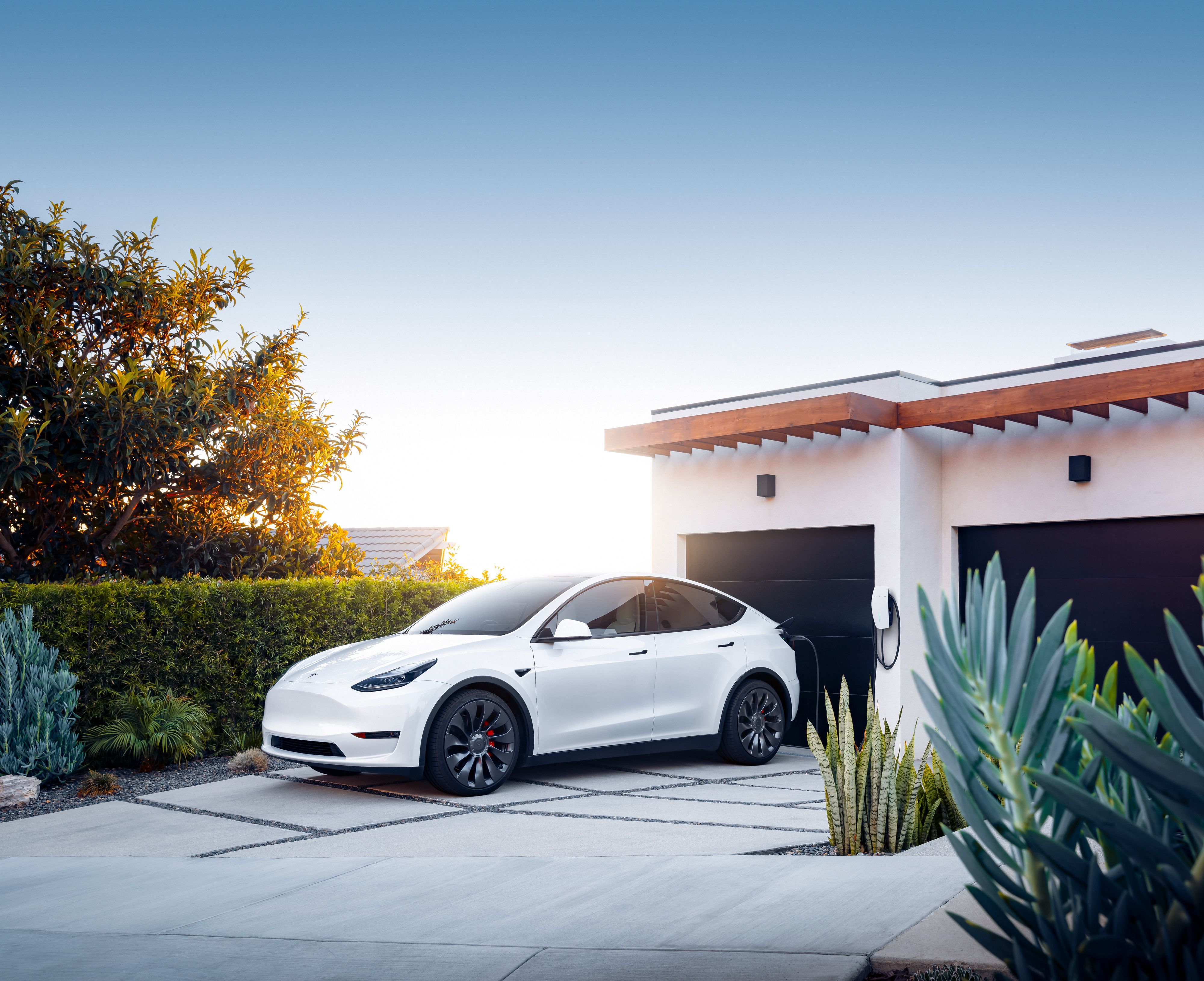 Tesla charger outlet in home