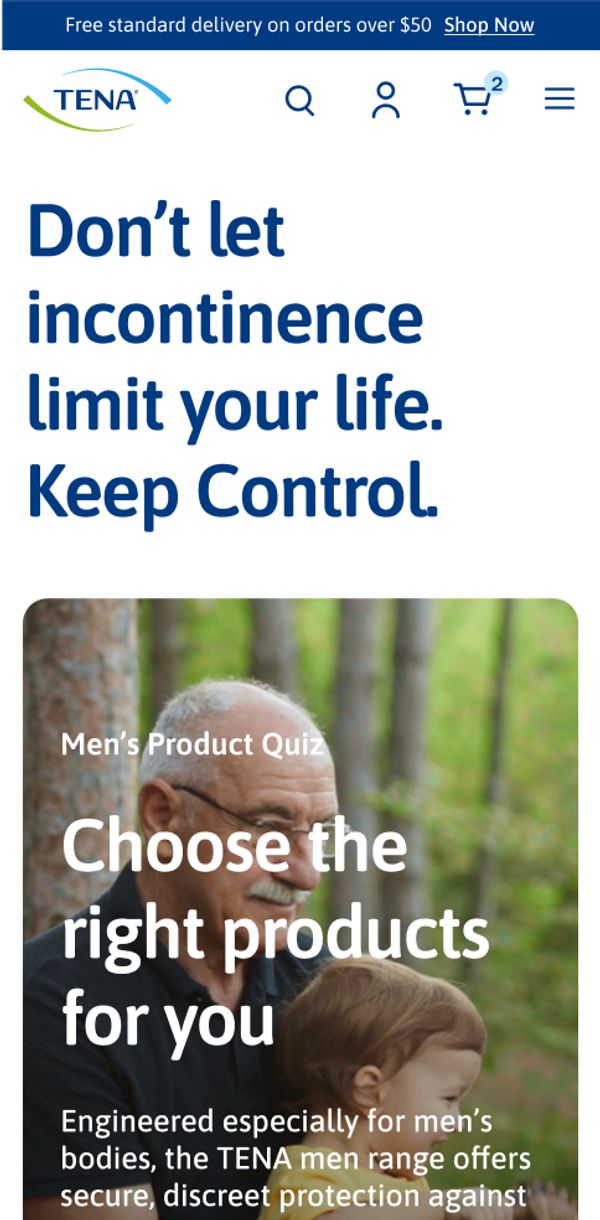 TENA Product Quiz