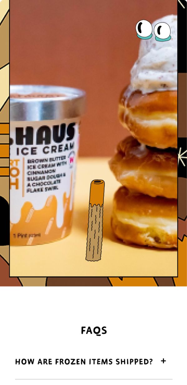 Mobile screenshot of Coolhaus FAQ page