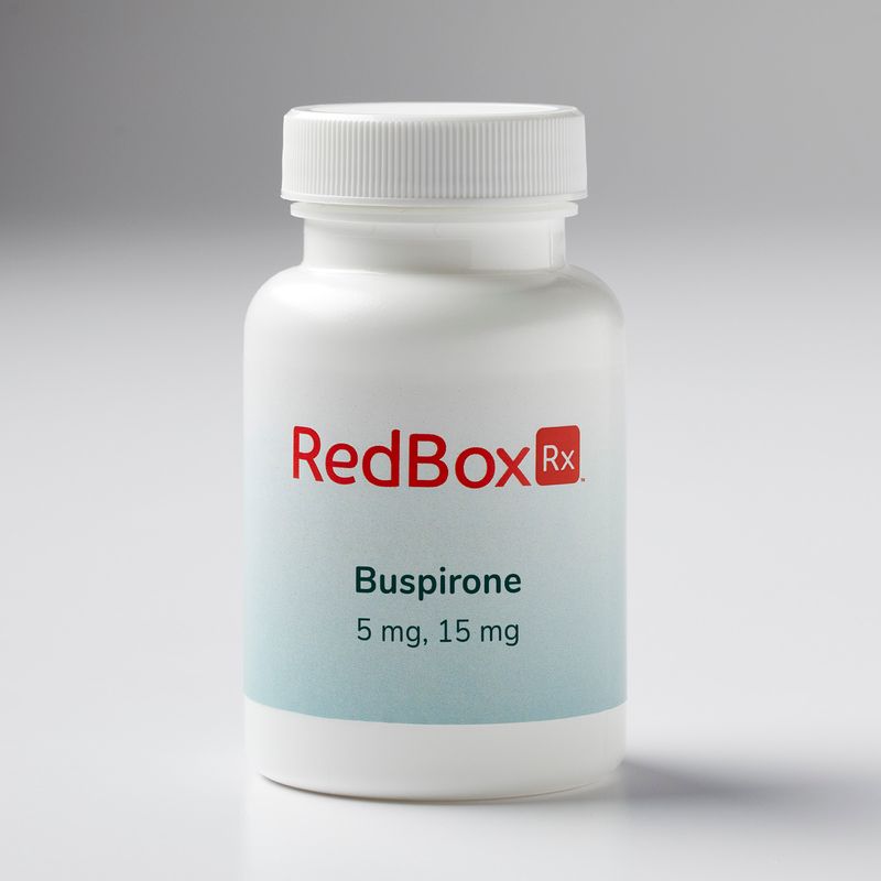 RedBox Rx Buspirone 5 mg, 15 mg Medication Bottle
