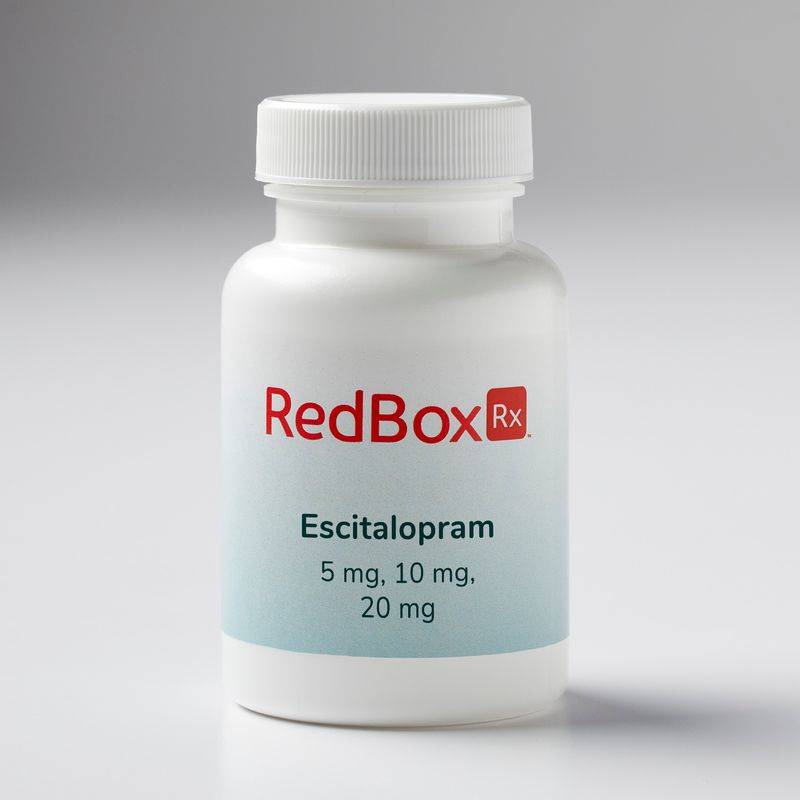 RedBox Rx Escitalopram Medication Bottle