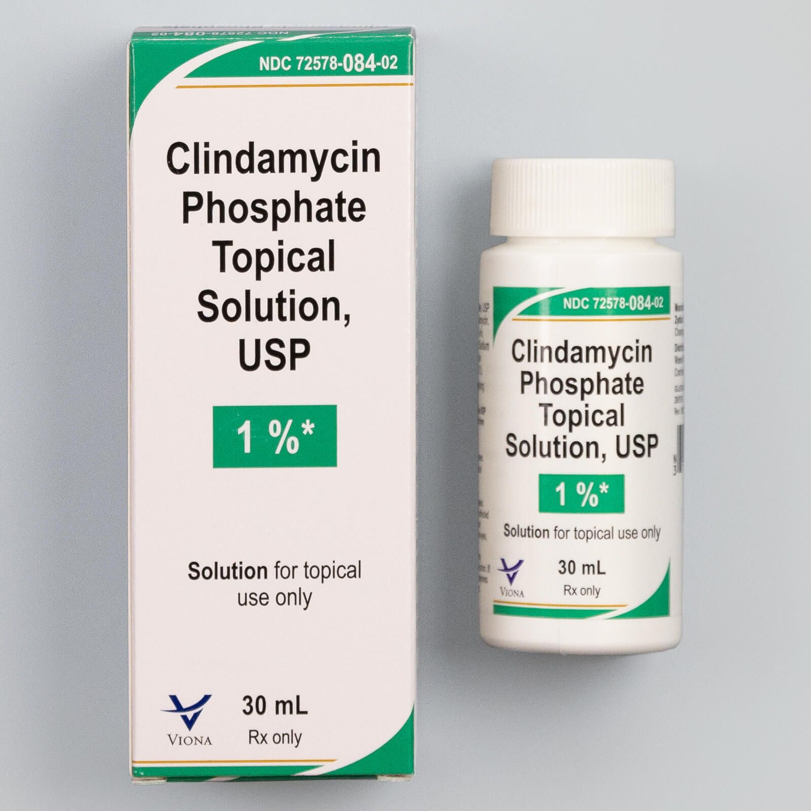 Clindamycin Topical Solution Box & Bottle