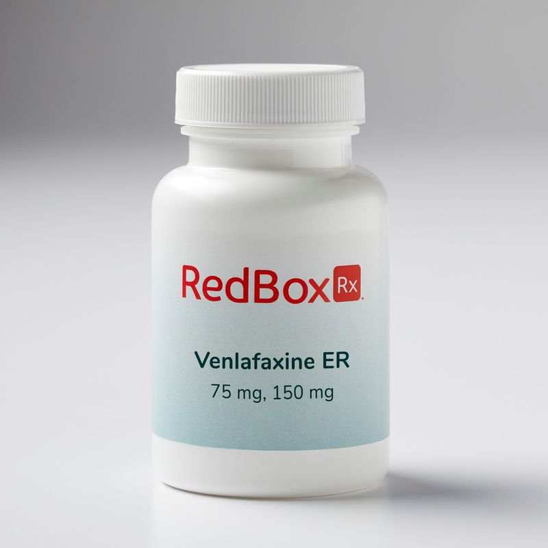 RedBox Rx Venlafaxine 75 mg, 100 mg Medication Bottle