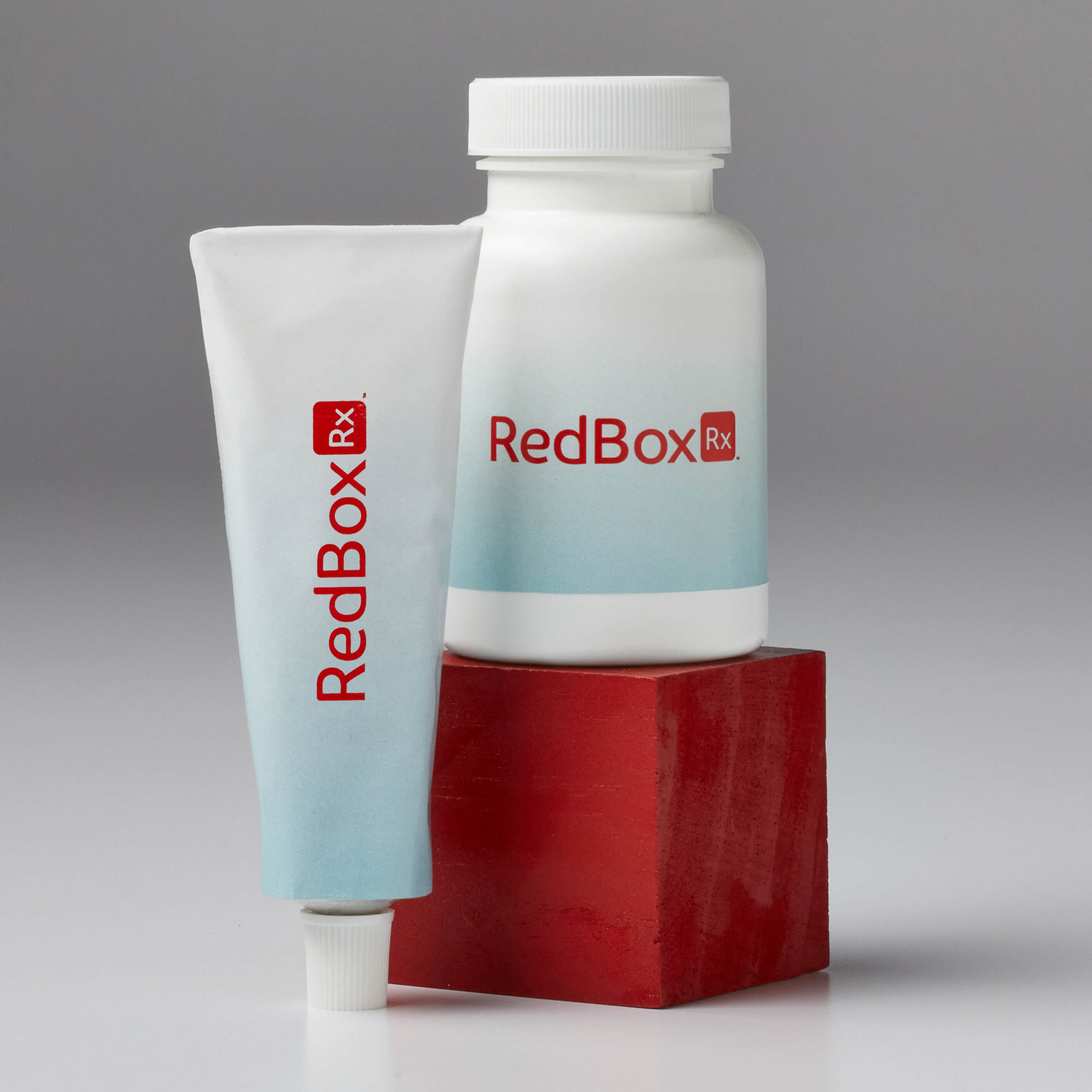 RedBox Rx Tube & Med Bottles