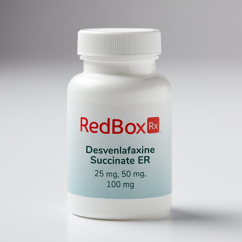 RedBox Rx Desvenlafaxine Succinate ER Medication Bottle