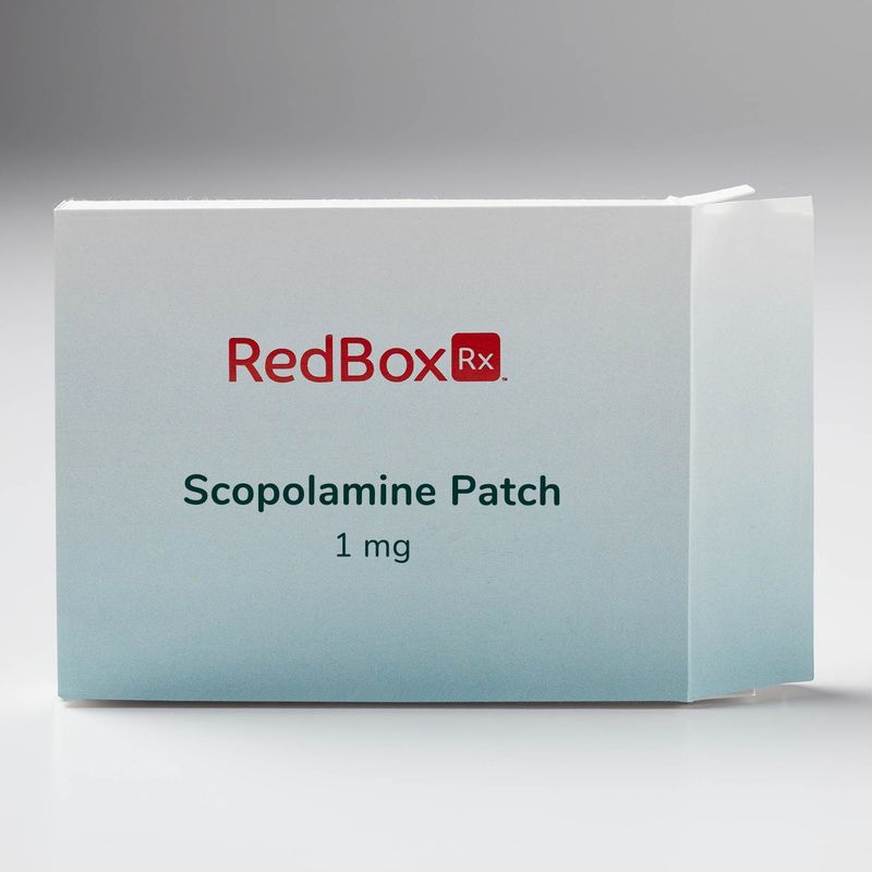 RedBox Rx scopolamine patch box