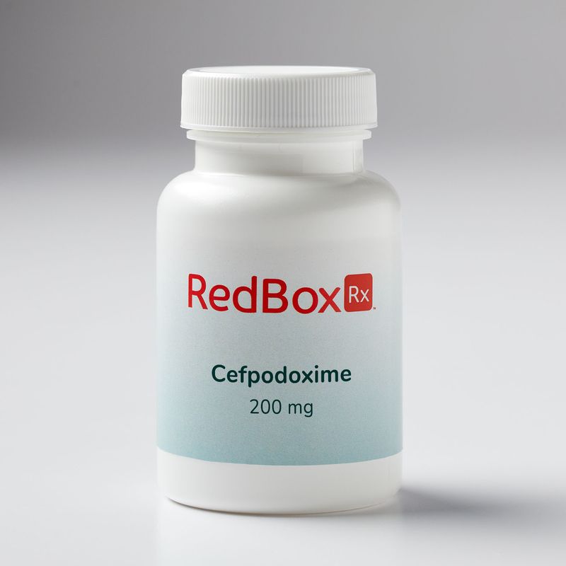 Redbox Rx Cefpodoxime 200 mg Bottle 