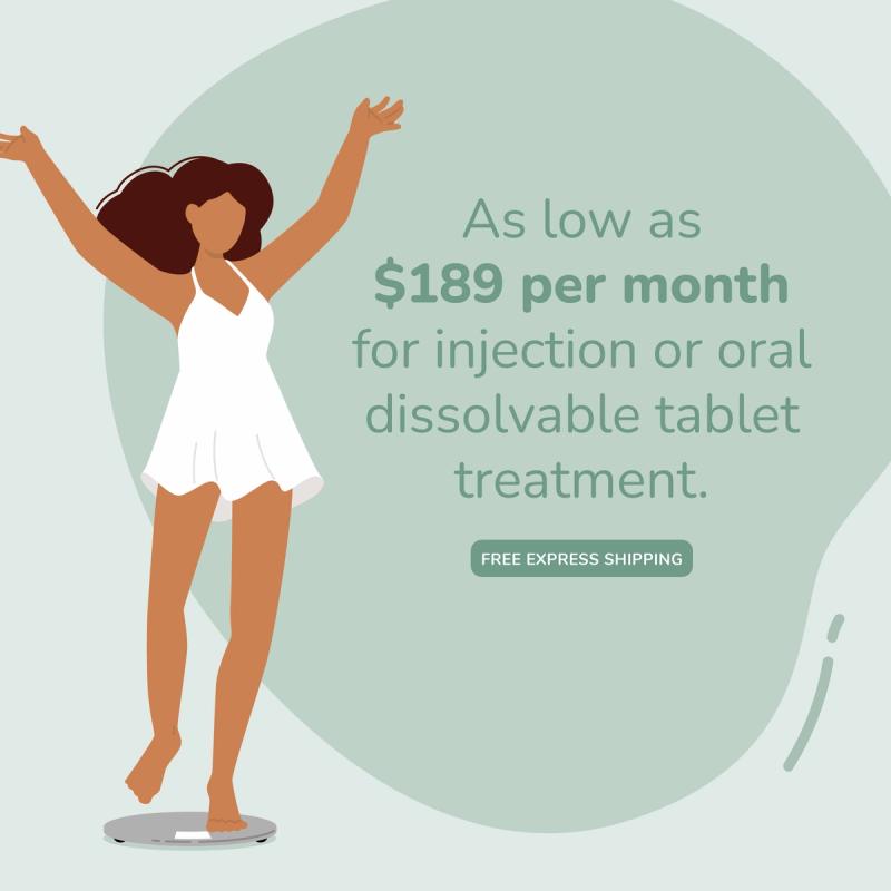 Woman with Hands in Air. As Low As $189 Per Month.