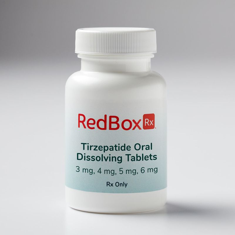 RedBox Rx Compounded Tirzepatide Med Bottle