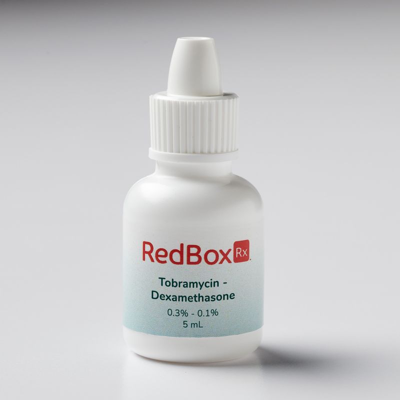 Redbox Rx Tobramycin-Dexamethasone Eye Drop Bottle