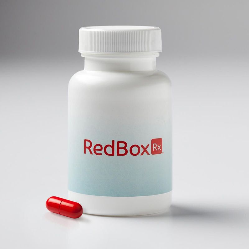 RedBox Rx Prescription UTI Medicine Bottle
