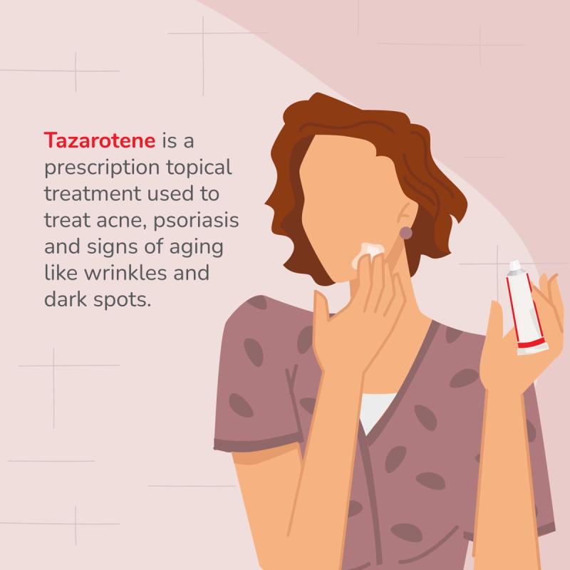 Illustration Describing What Tazarotene Is