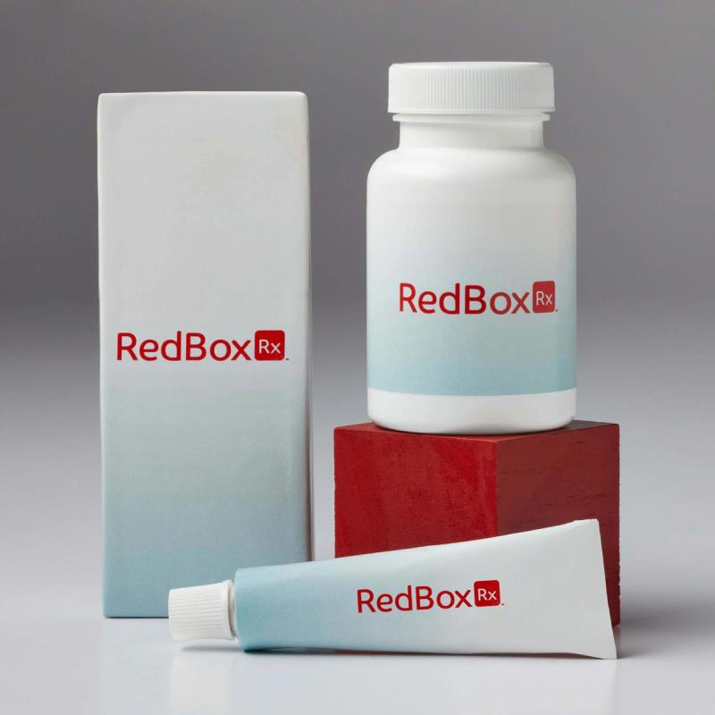 RedBox Rx Prescription Yeast Infection Medicine Bottles