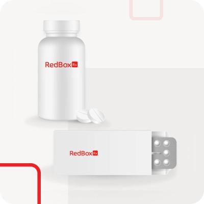 RedBox Rx Migraine Medication Bottle