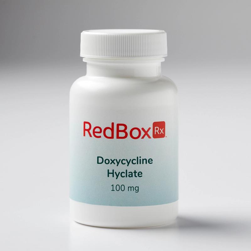 RedBox Rx Doxycycline 100 mg Bottle