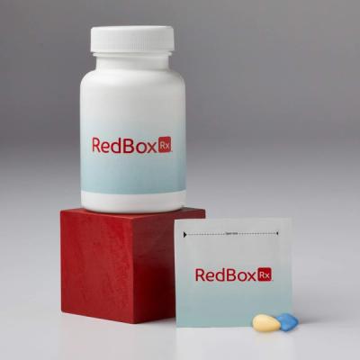 RedBox Rx ED Medication Bottle and Packet