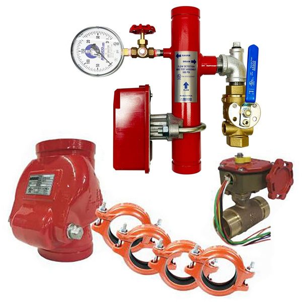 Sistema Sensor Montante Colector Ranurado 2" c/T&D, Bronce Butterball & Válvula Check + 4 Coples
