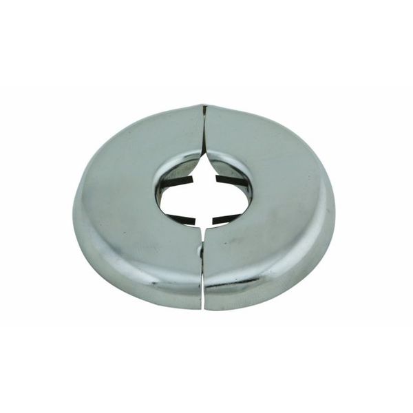 Chapeton paso de muro 3/4" IPS   de acero  cromado