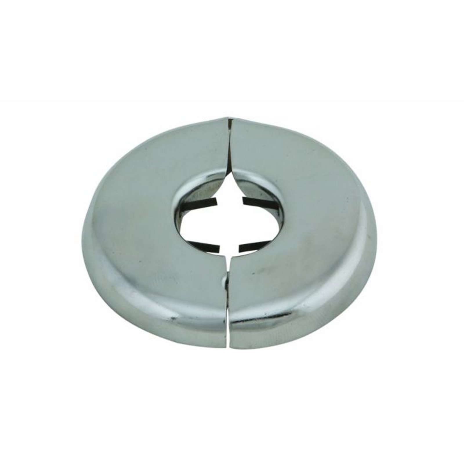 Chapeton paso de muro 3/4" IPS   de acero  cromado