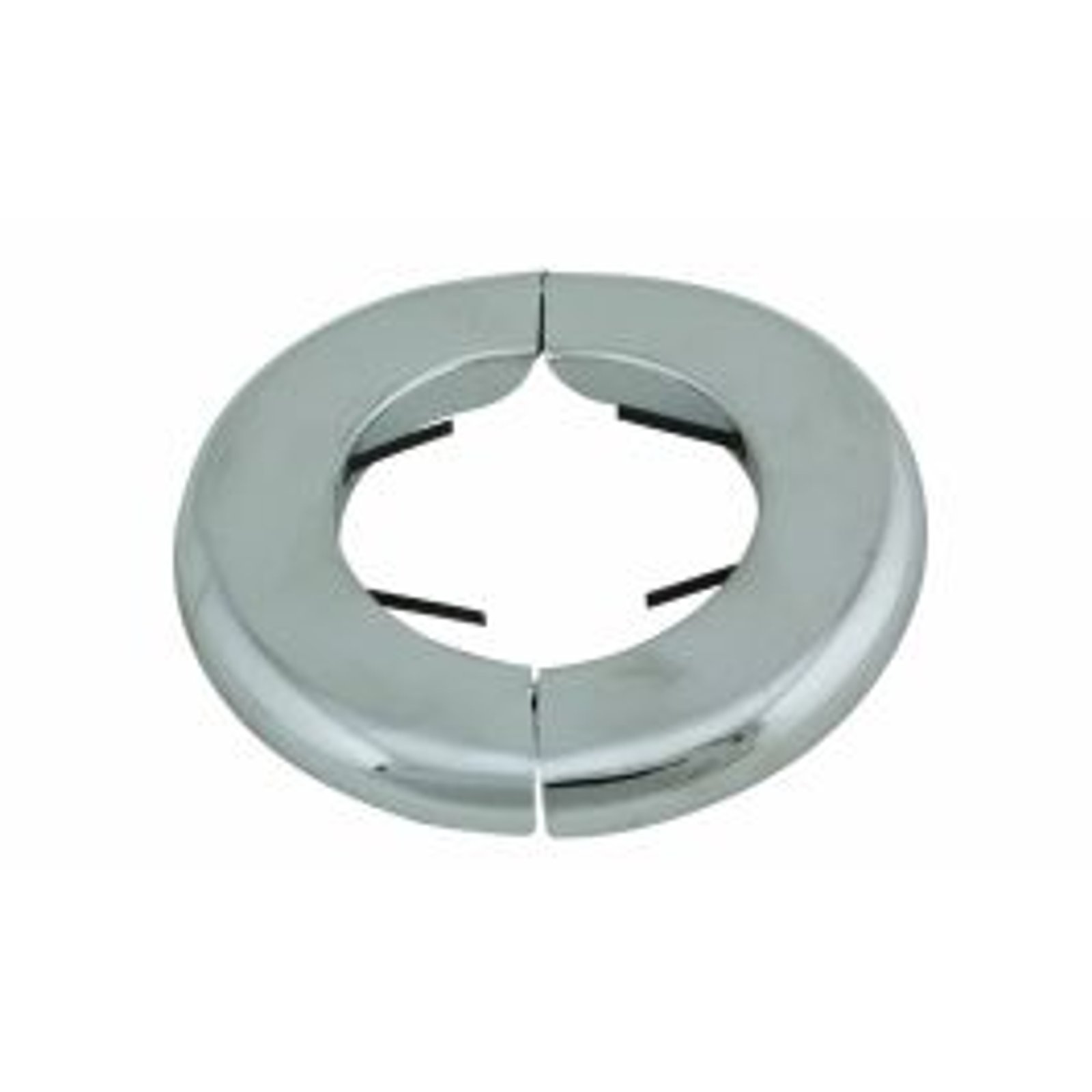 Chapeton paso de muro 2" IPS   de acero  cromado