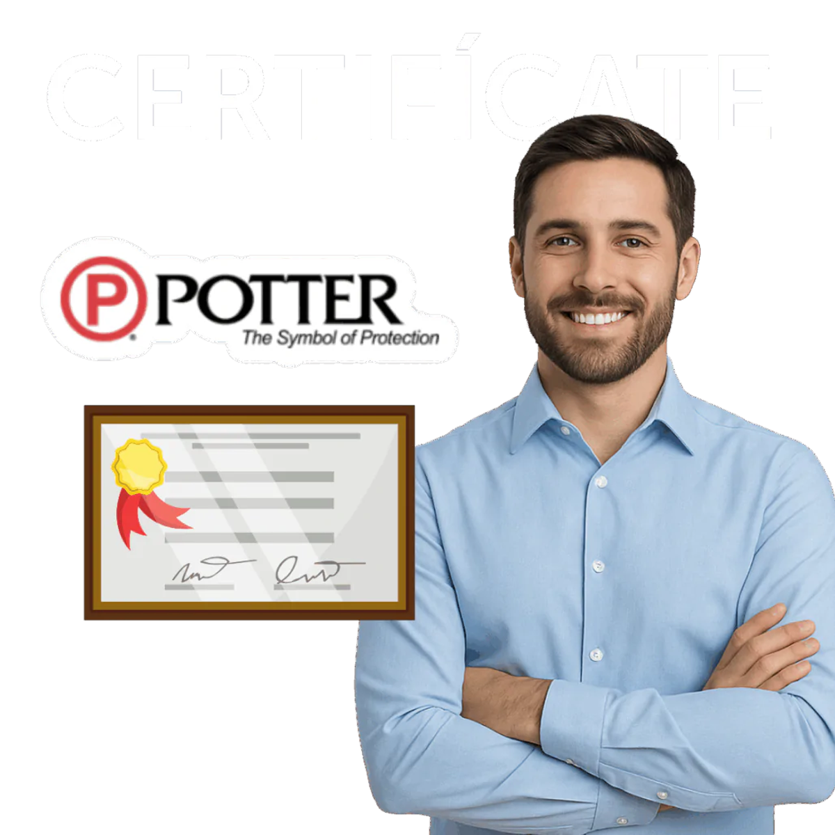 Certifícate con La Bodega del instalador y Potter
