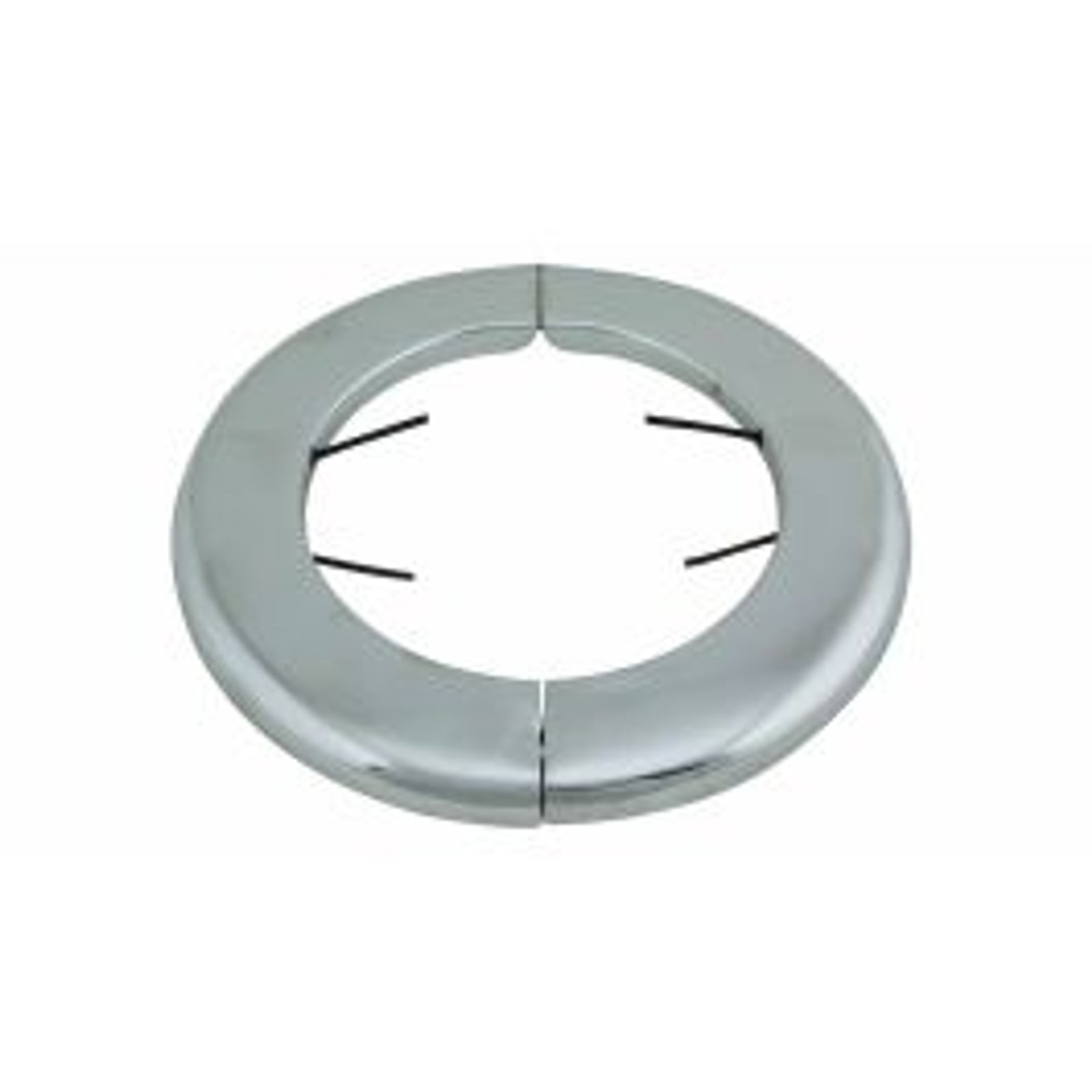 Chapeton paso de muro 3" IPS   de acero  cromado