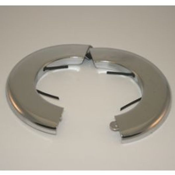Chapeton paso de muro 4" IPS   de acero  cromado