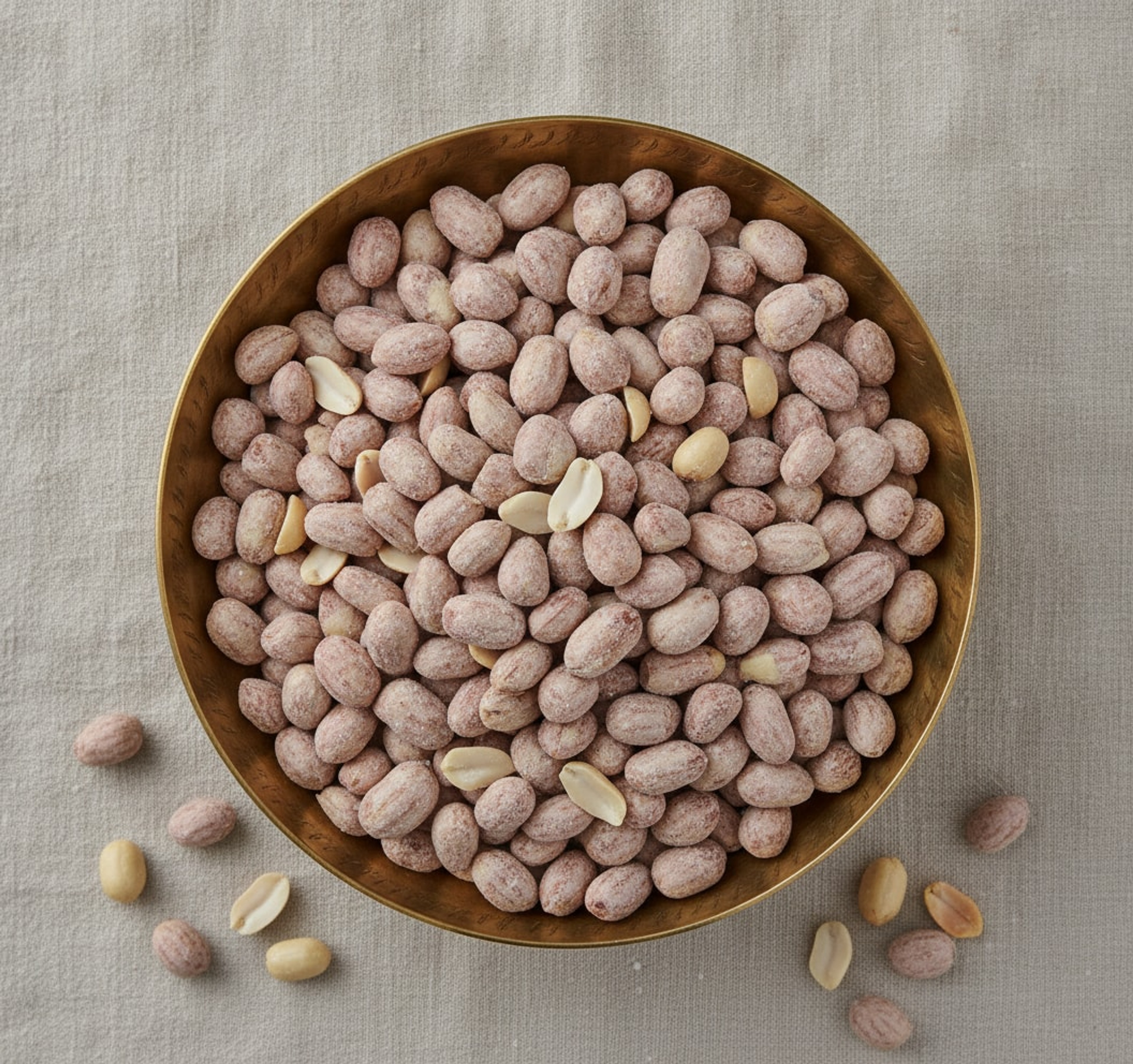 Khari Sing (Salted Roasted Peanuts) – From above