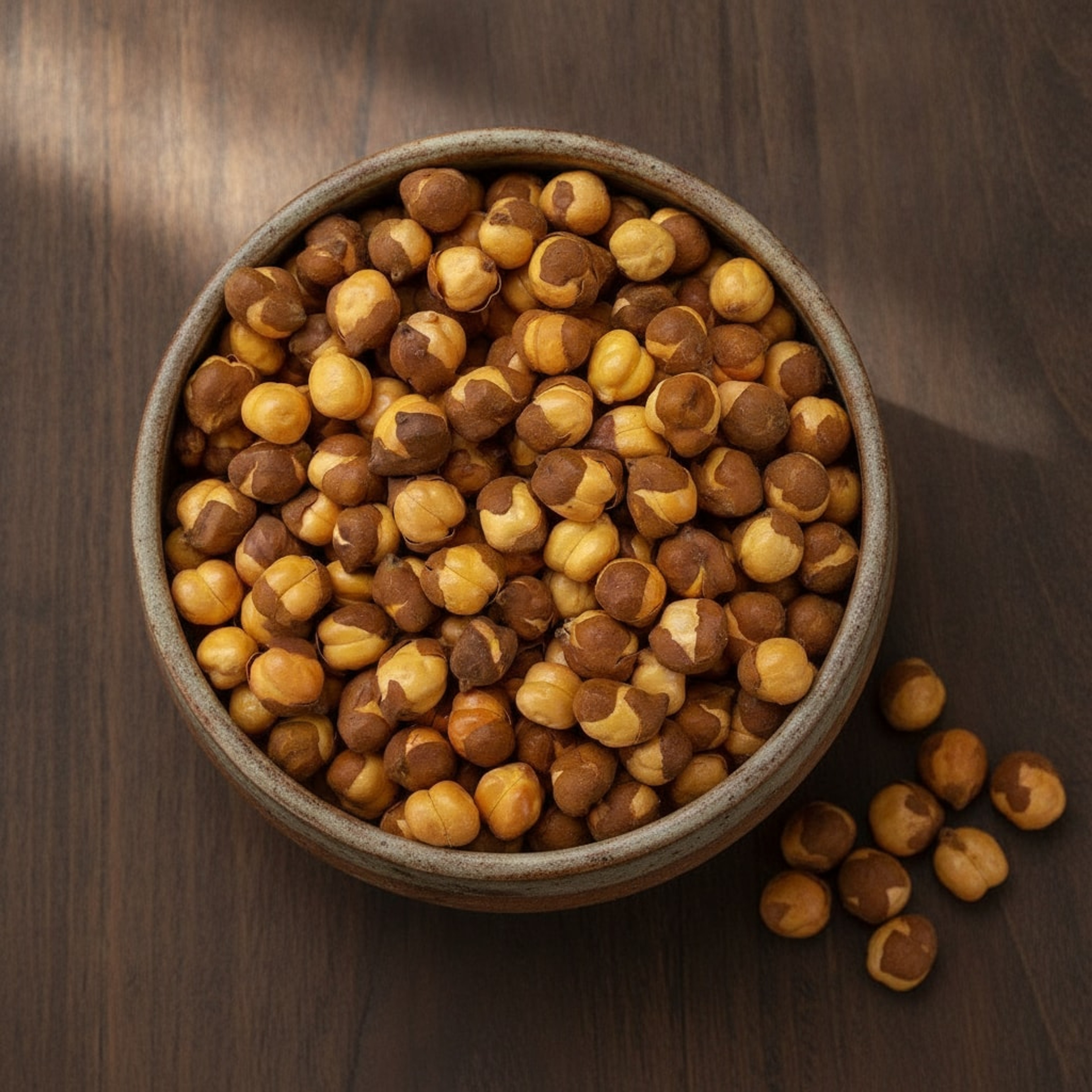 Roasted Chana (Bhuna Chana) – In a bowl