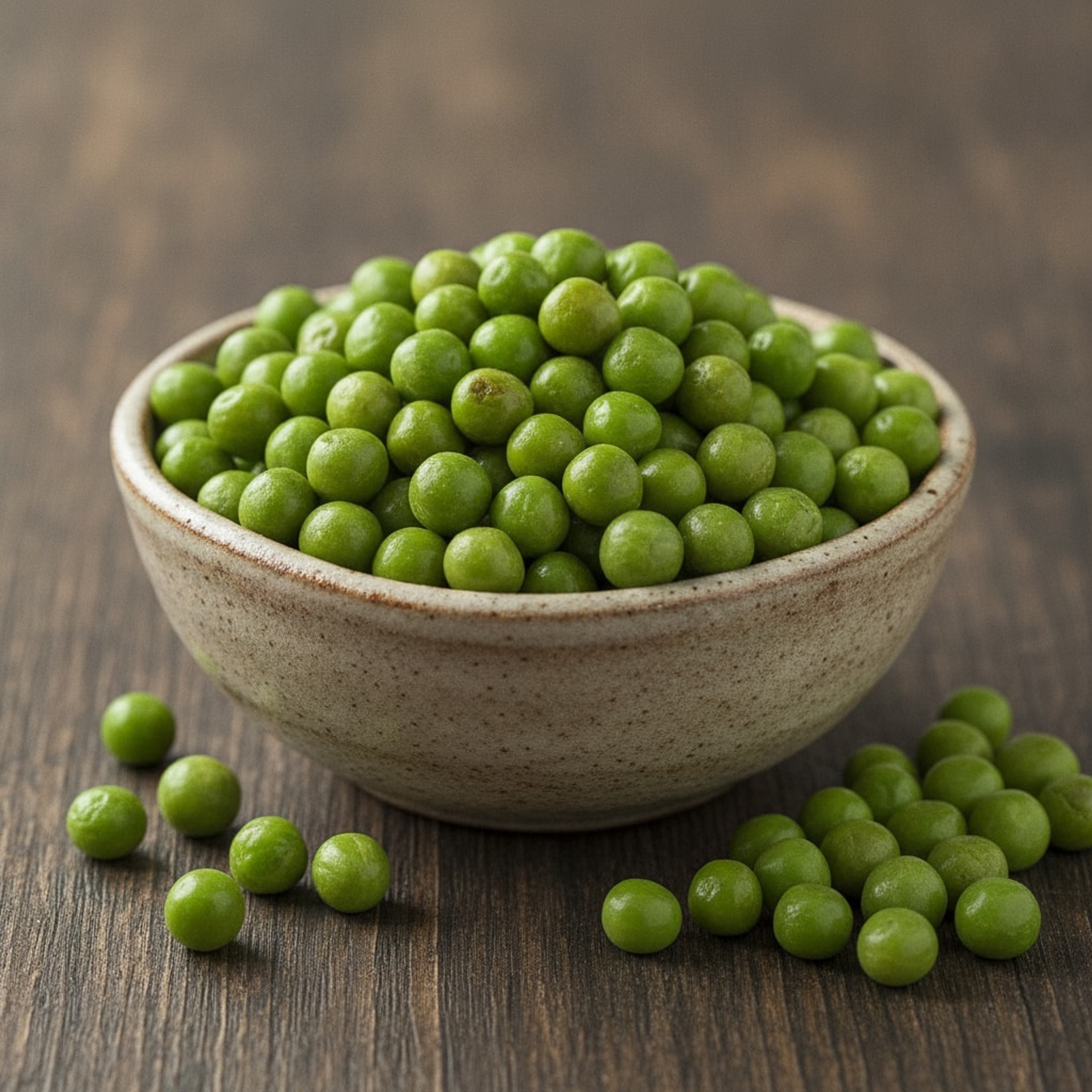 Roasted Green Matar (Green Peas) – In a bowl