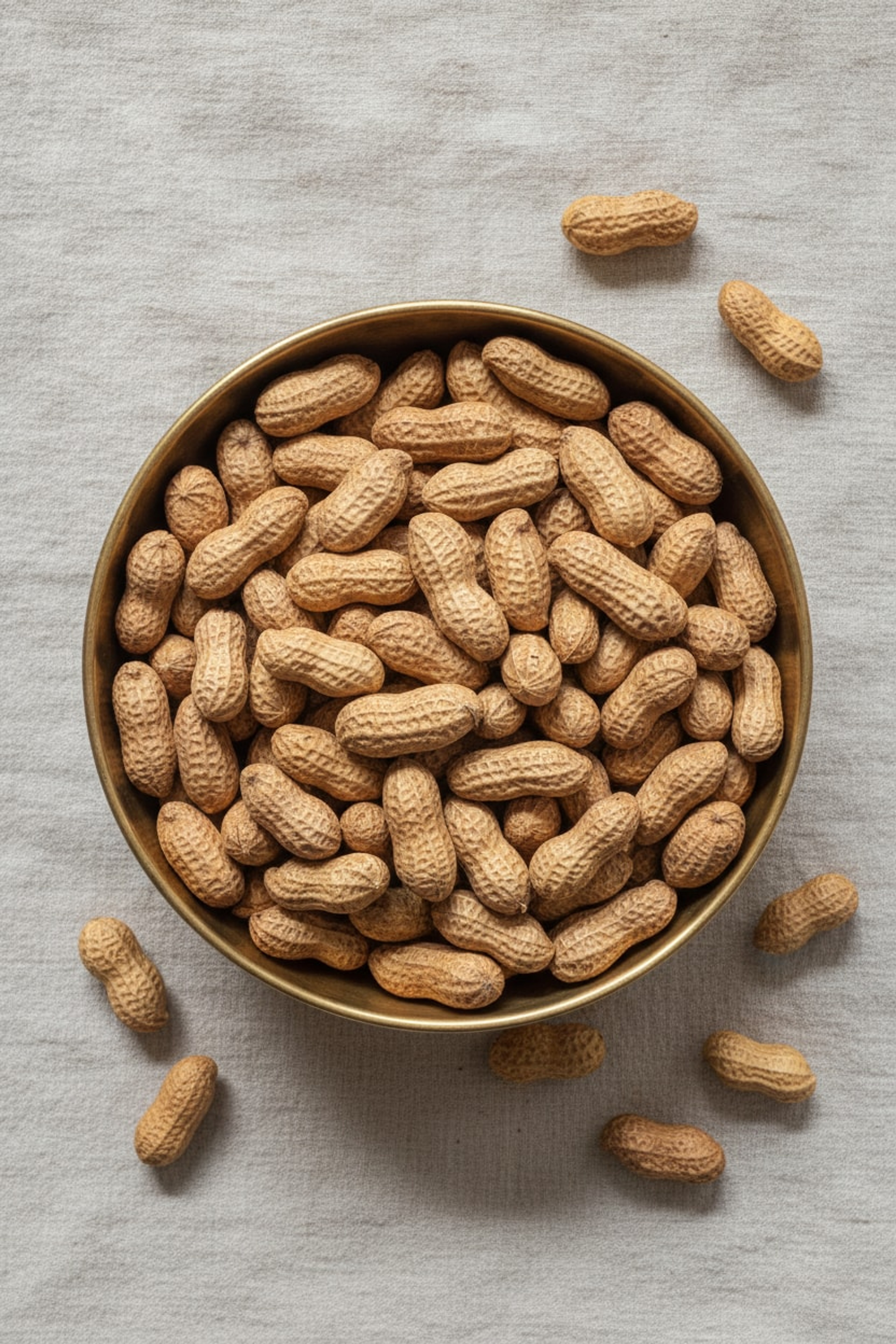 Roasted Groundnut in Shell – From above