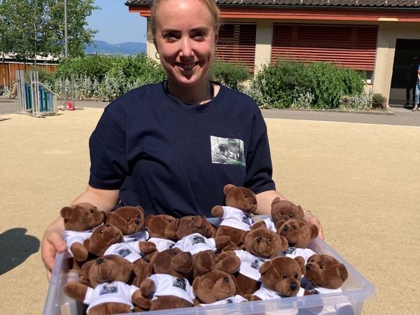 ABRI Bär für die Kinder in der Kinderpsychiatrie Brüschhalde