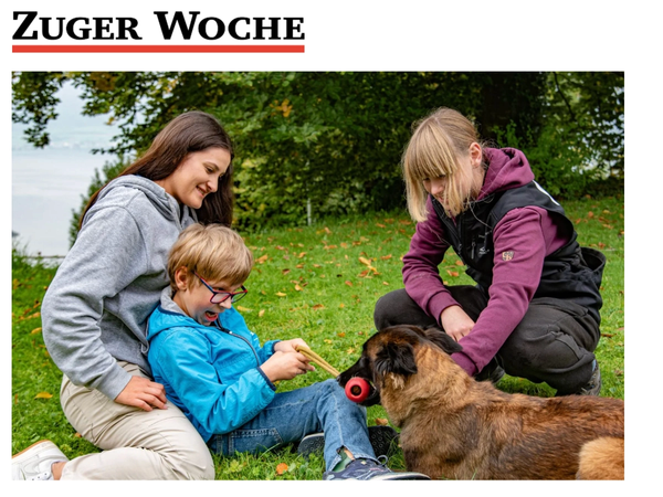 "Therapiehunde berühren Herzen bei der Ferienwoche der Stiftung Kifa", ZugerWoche 2026
