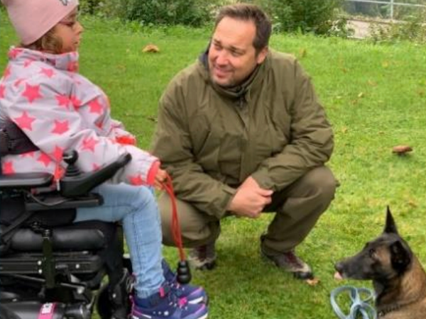 2021: Die Stiftung Kifa berichtet über den Besuch der Therapiehunde