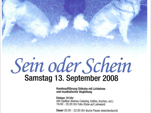 "Sein oder Schein" 2008