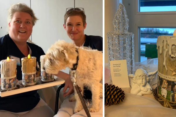 Weihnachtsgeschenke für die Pflegeteams 