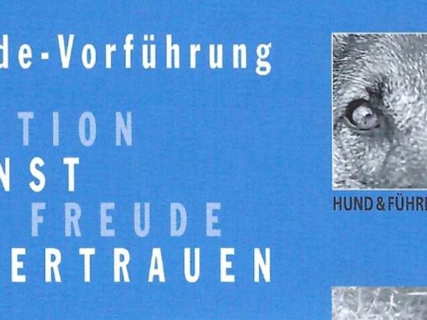 "Hundevorführung: Action, Kunst, Freude, Vertrauen", 2006