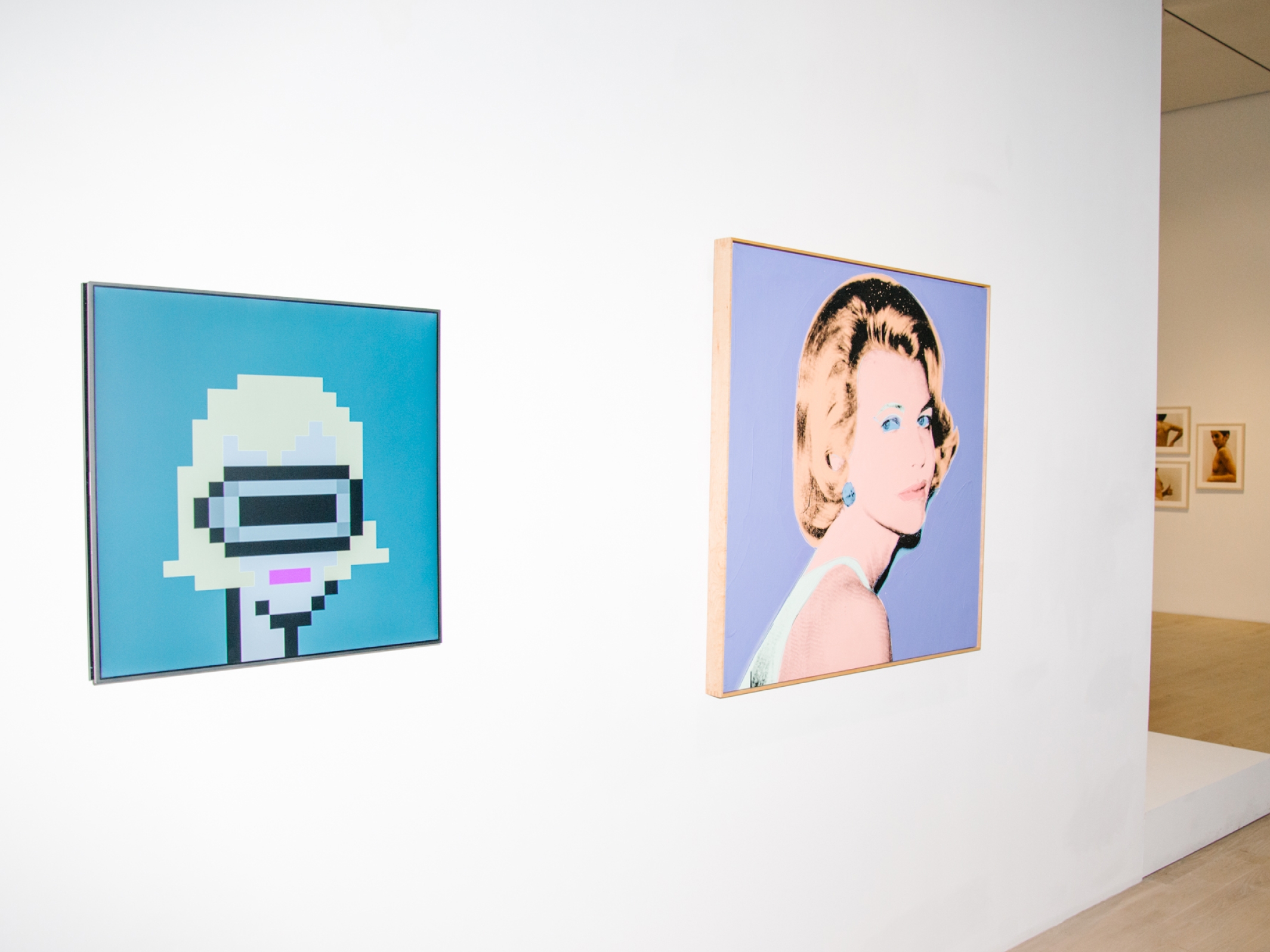 Art on the wall of the museum