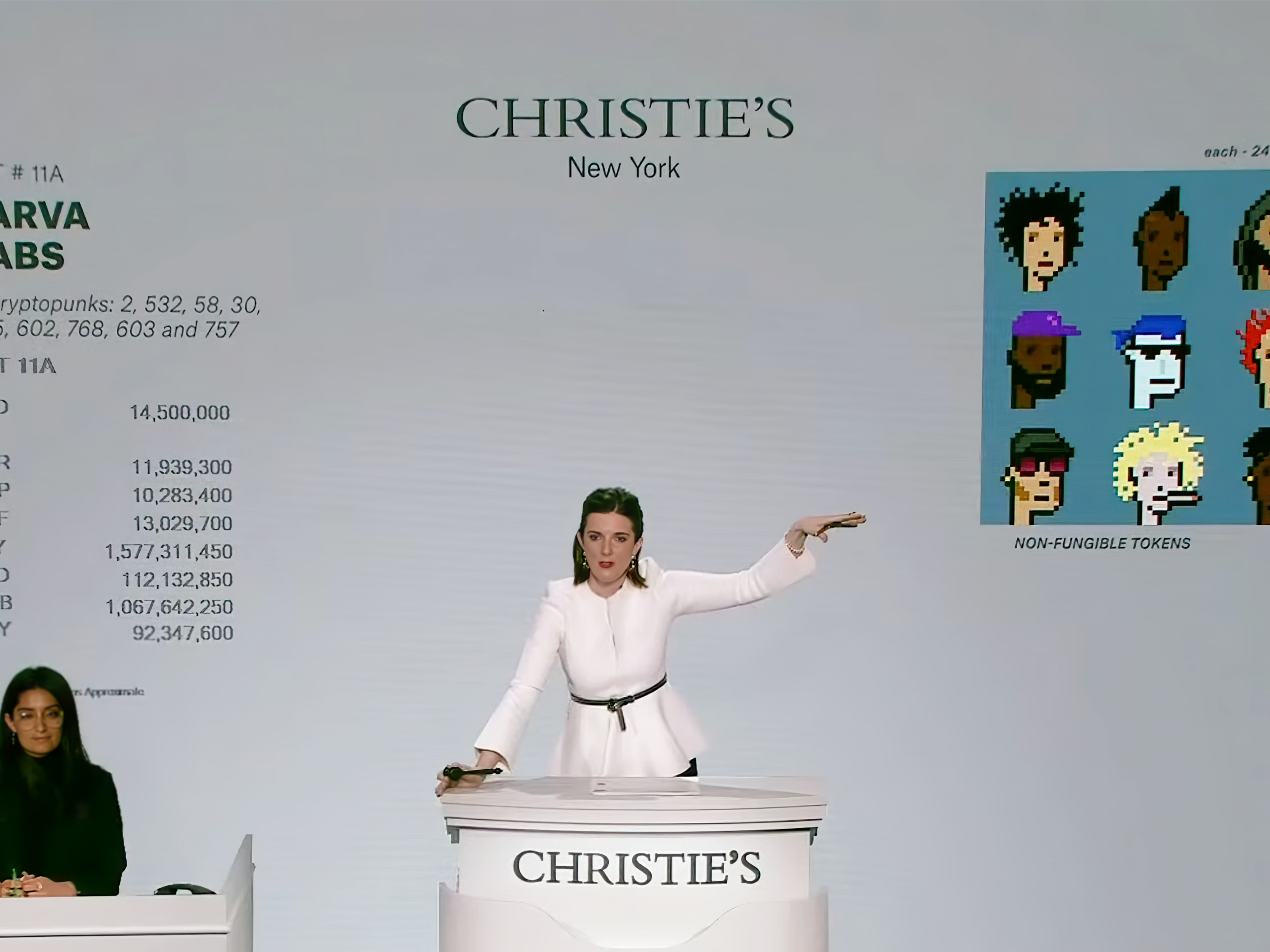 punks at Christies auction