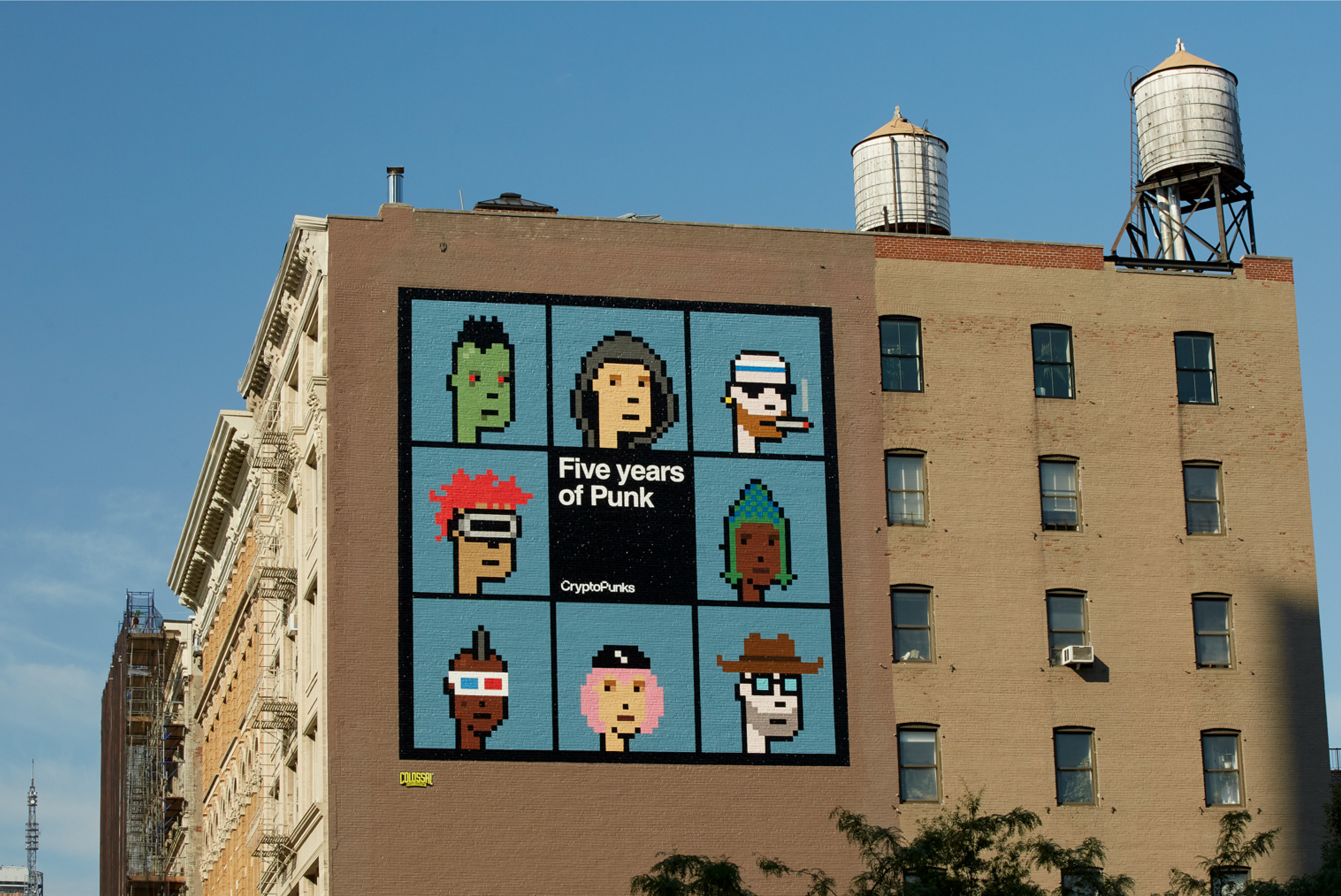 wall mural in Soho new york