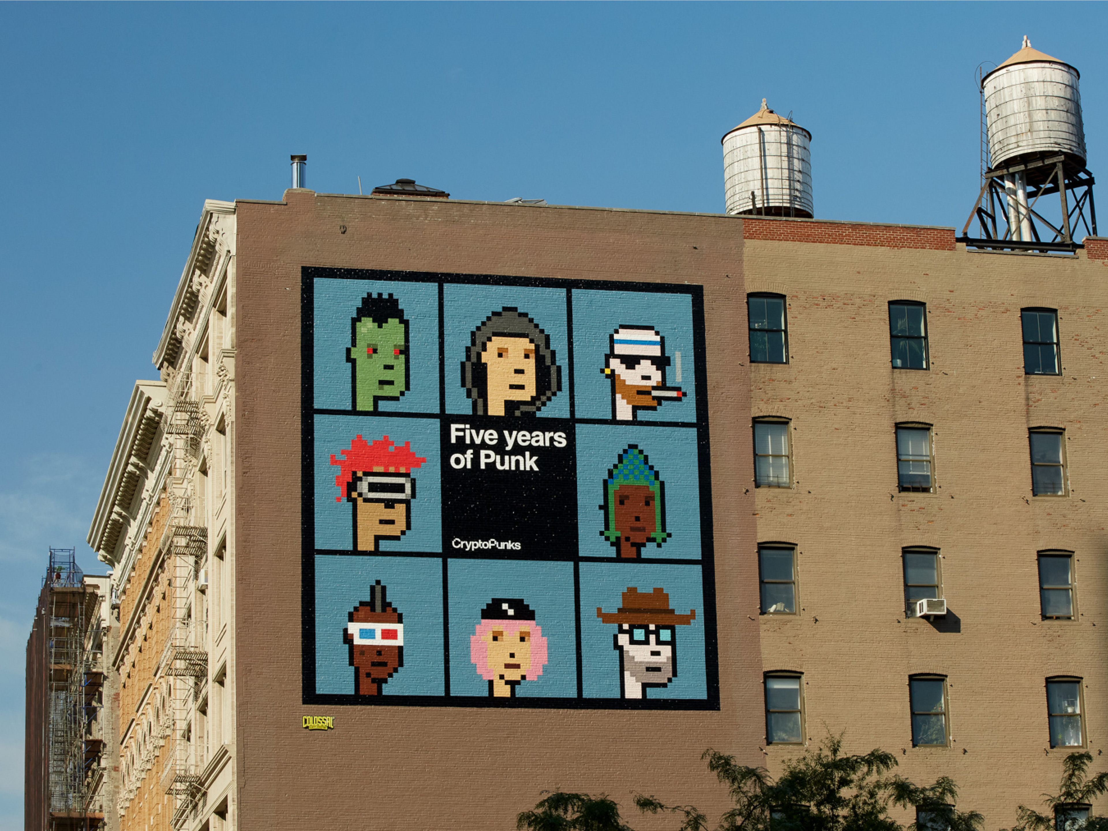 wall mural in Soho new york