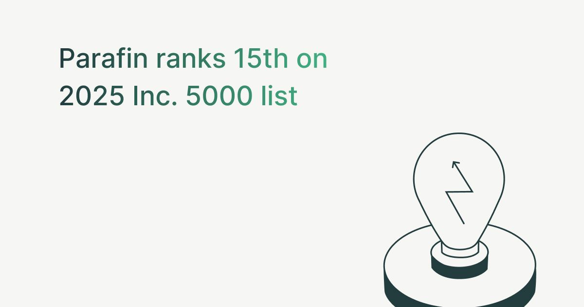 Parafin ranks 15th on 2025 Inc. 5000 list