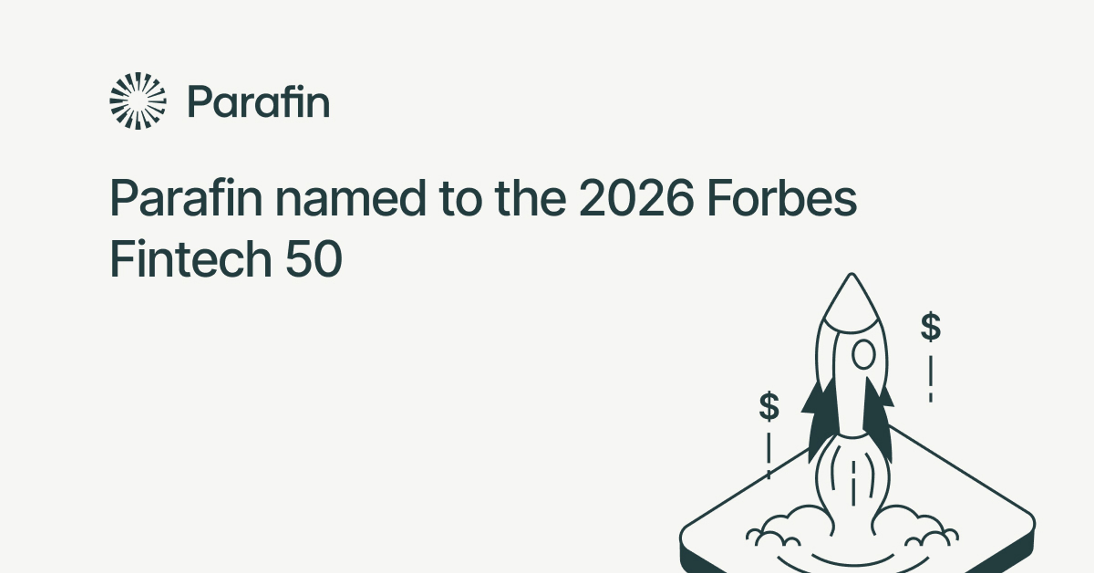 Parafin makes 2026 Forbes Fintech 50 list