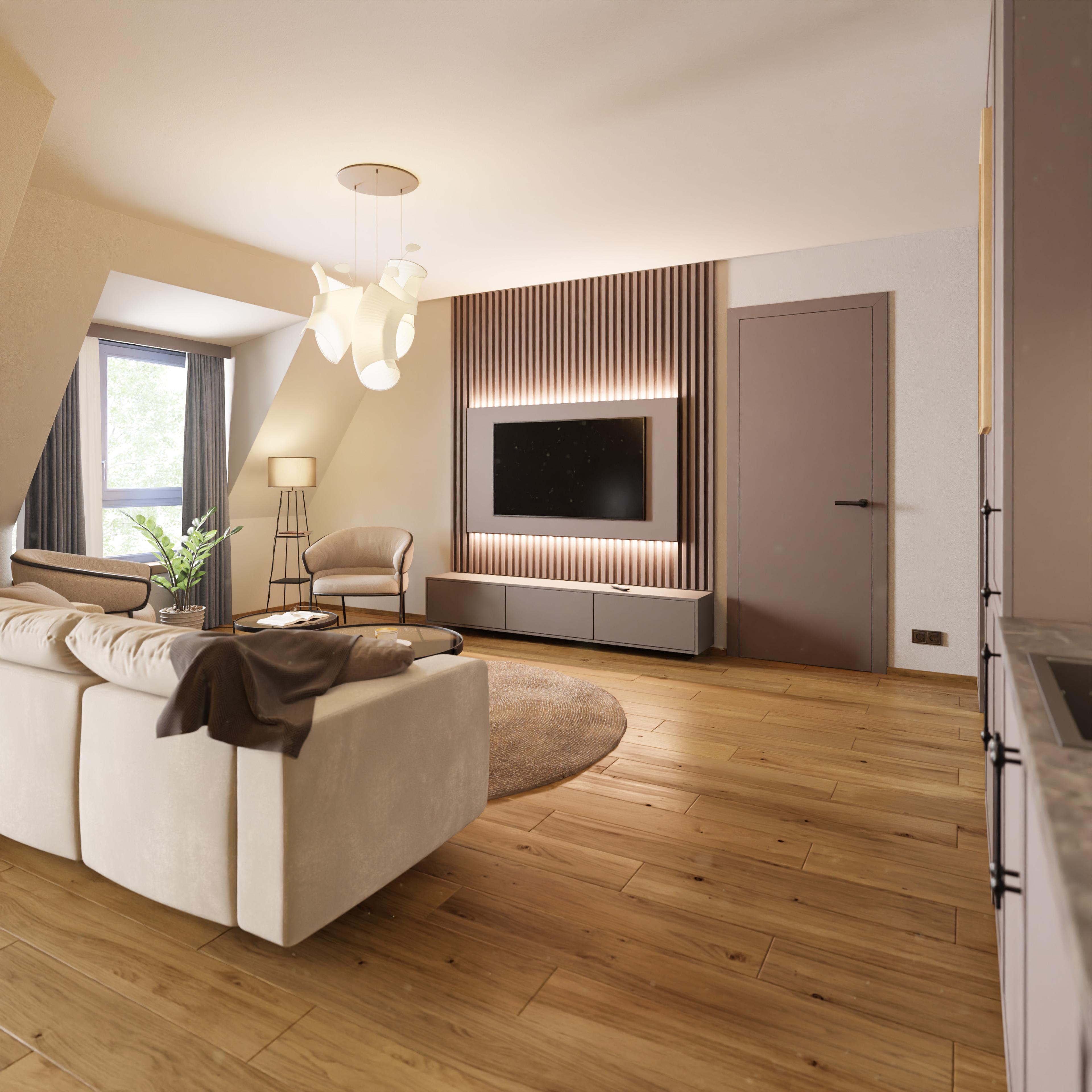 DBDA – Apartment Building, Prague — interior view 3